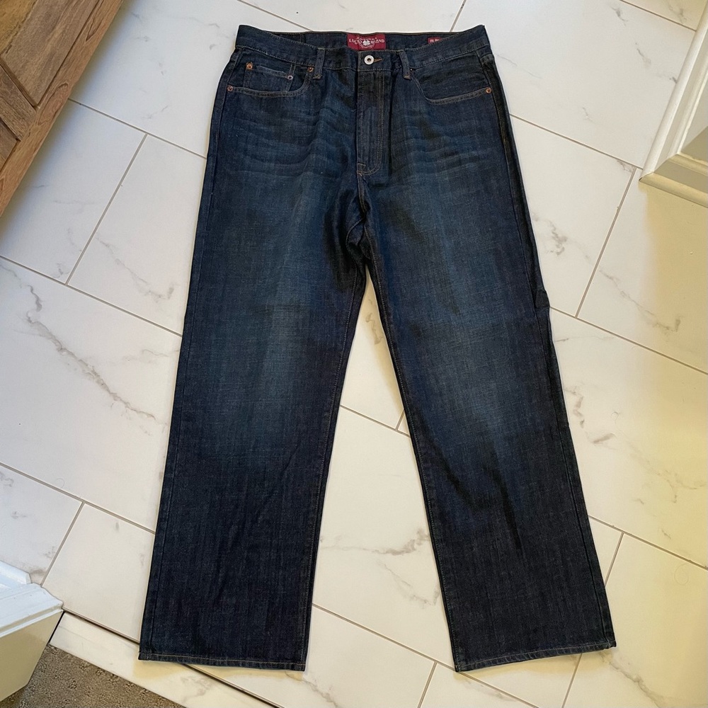 Lucky Brand Men’s jeans Relaxed Straight style 36X30 EUC